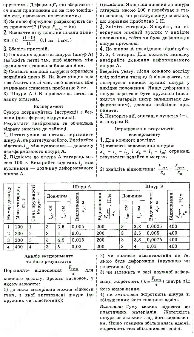 Лабораторна робота №8 фізика 7 клас Бар’яхтар Довгий Божинова 2020