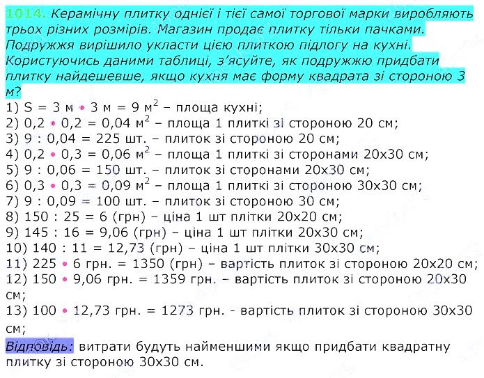Вправа 1014 алгебра 8 клас Істер 2021