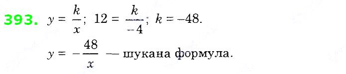 Вправа 393 алгебра 8 клас Істер 2021