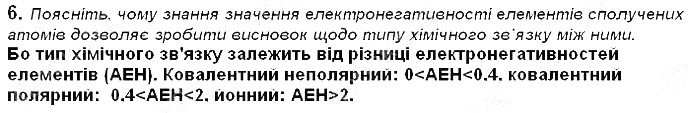 Вправа 6 § 20. Йонний зв’язок хімія 8 клас Григорович 2016
