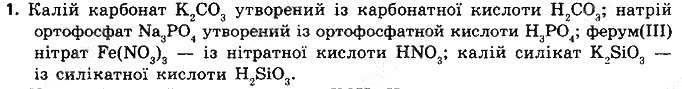 Вправа 1 § 34. Кислоти: фізичні властивості хімія 8 клас Григорович 2016