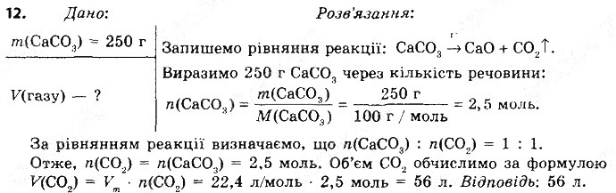 Вправа 12 § 40. Способи добування оксидів хімія 8 клас Григорович 2016