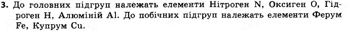 Вправа 3 § 7. Періодична система хімічних елементів хімія 8 клас Григорович 2016